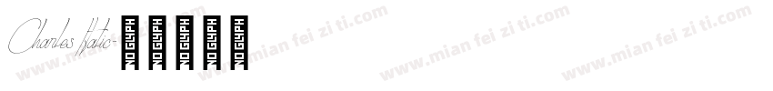 Charles Italic字体转换